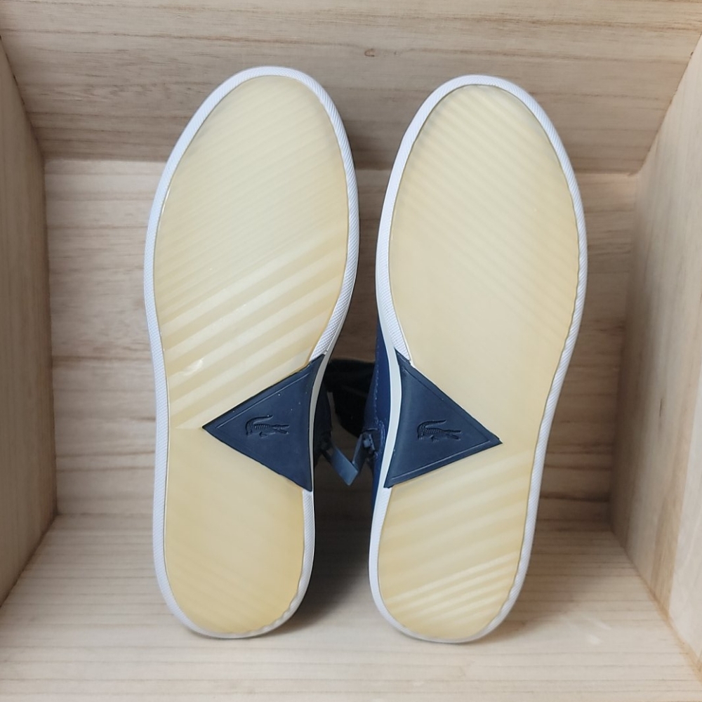 LACOSTE Explorateur Calf Leather High Top Shoes - Picture 9 of 11
